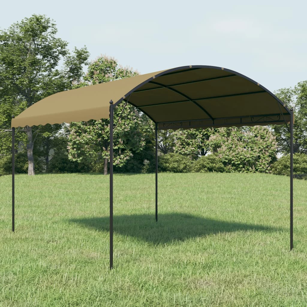 Gazebo 4x3x2,6 m Grigio Talpa 180 g/m² 312217