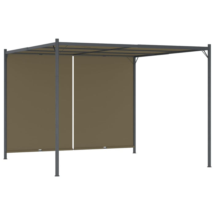 Gazebo da Giardino con Tetto Retrattile 3x3 m Talpa 180 g/m² cod mxl 67032