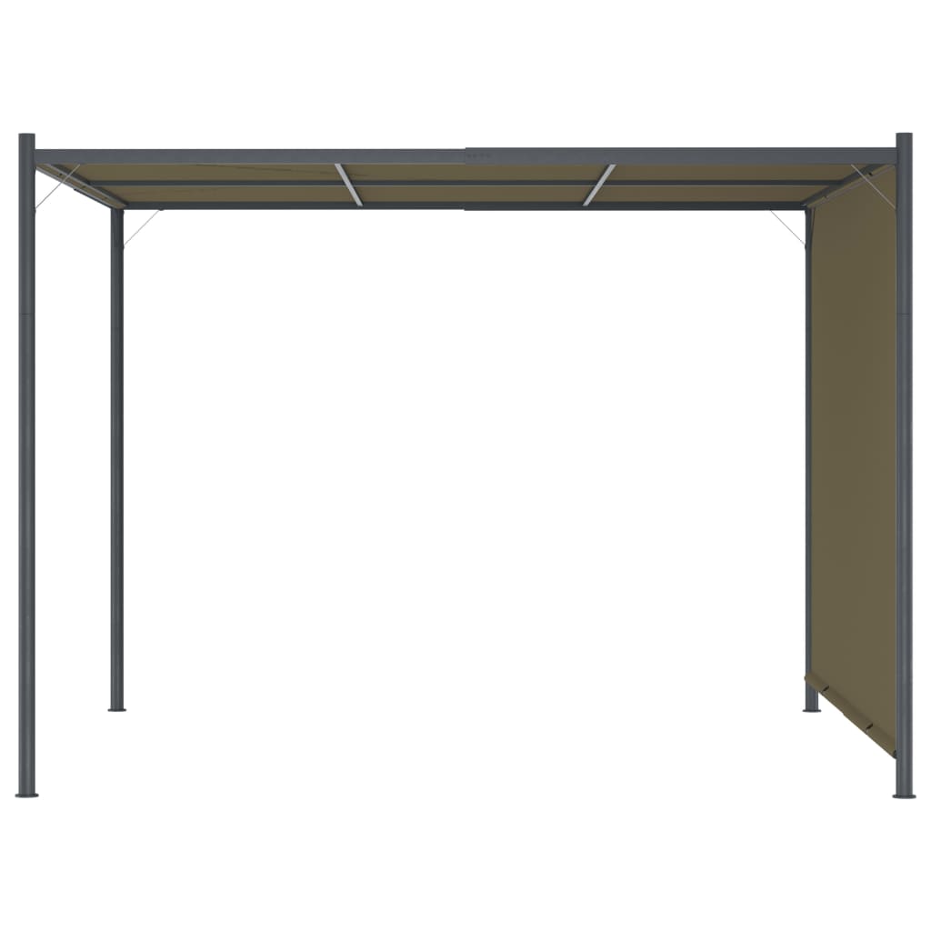 Gazebo da Giardino con Tetto Retrattile 3x3 m Talpa 180 g/m² cod mxl 67032