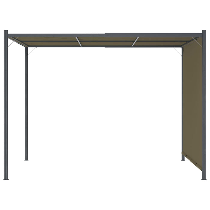 Gazebo da Giardino con Tetto Retrattile 3x3 m Talpa 180 g/m² cod mxl 67032