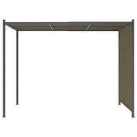 Gazebo da Giardino con Tetto Retrattile 3x3 m Talpa 180 g/m² 312225