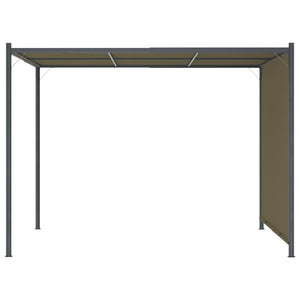 Gazebo da Giardino con Tetto Retrattile 3x3 m Talpa 180 g/m² 312225