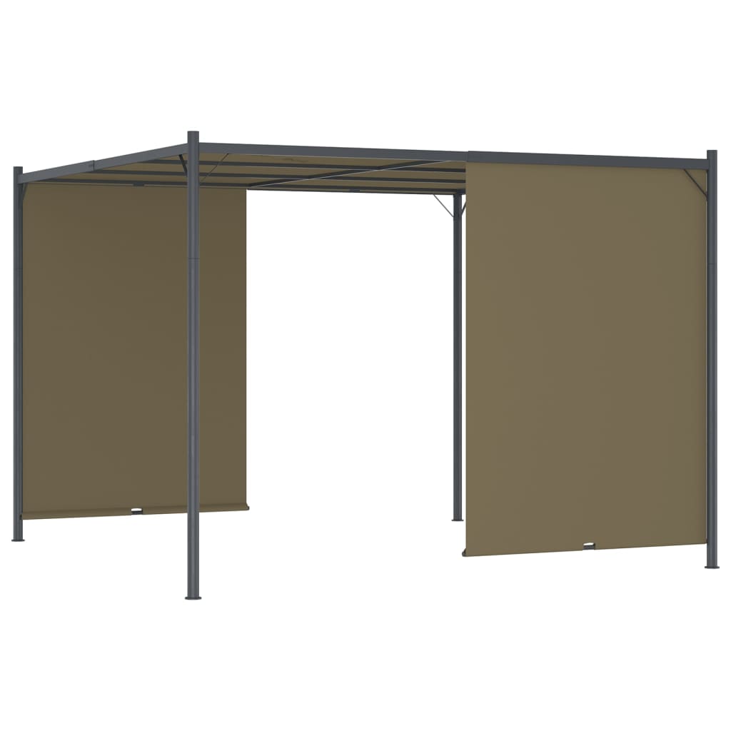 Gazebo da Giardino con Tetto Retrattile 3x3 m Talpa 180 g/m² cod mxl 67032