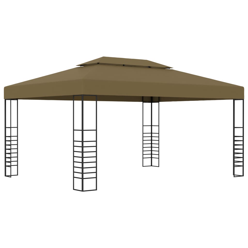 Gazebo 3x4 m Grigio Talpa 180 g/m² 312229