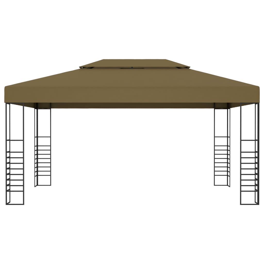 Gazebo 3x4 m Grigio Talpa 180 g/m² 312229