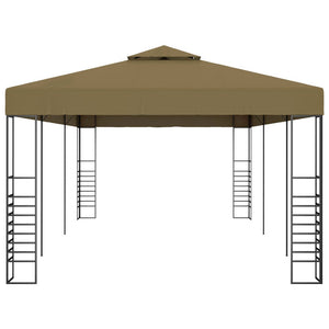 Gazebo da Giardino 6x3x2,7 m Grigio Talpa 180 g/m² 312230