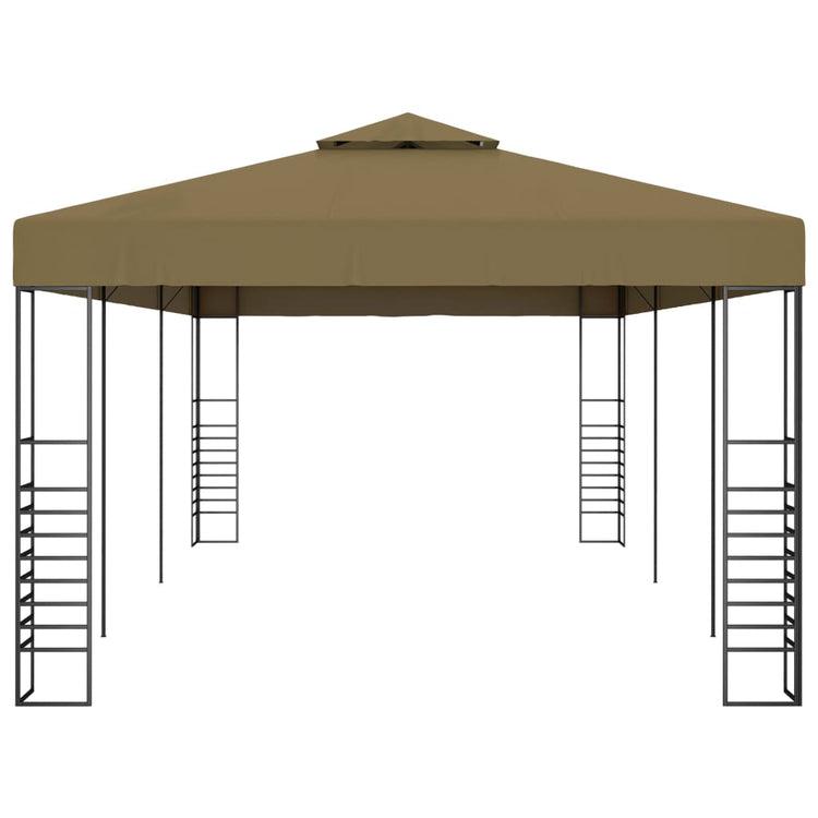 Gazebo da Giardino 6x3x2,7 m Grigio Talpa 180 g/m² 312230