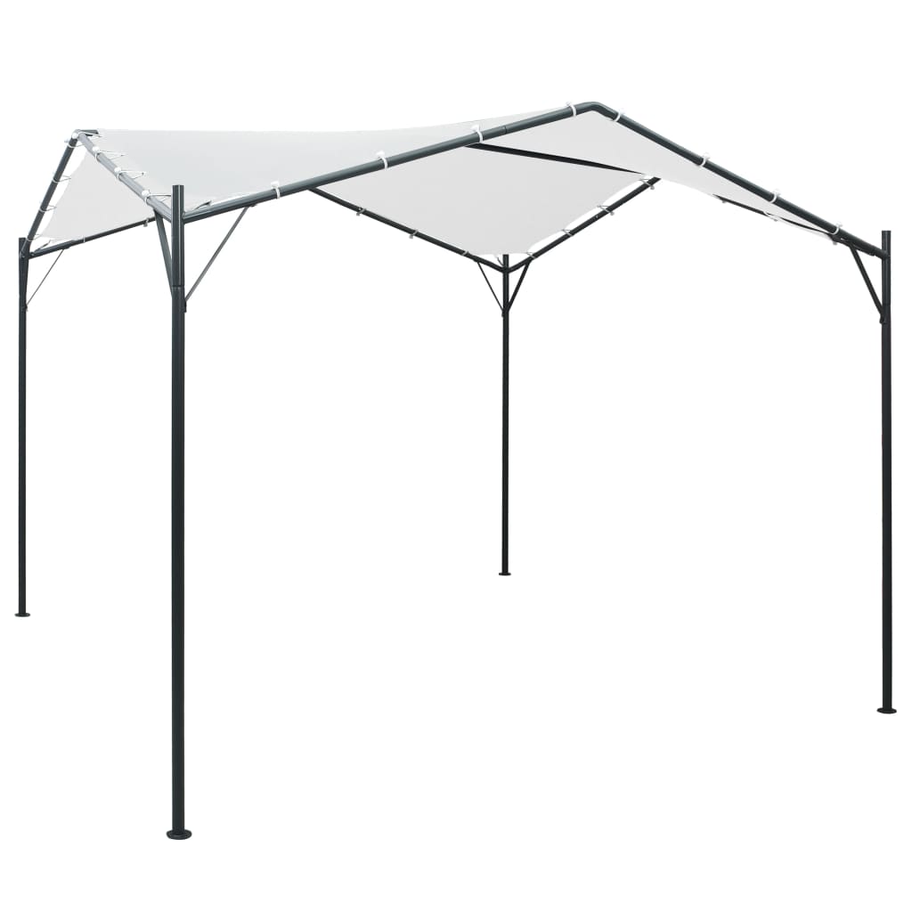 Gazebo da Giardino 3x3x2,6 m Bianco 180 g/m² cod mxl 66146