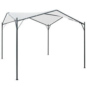 Gazebo da Giardino 3x3x2,6 m Bianco 180 g/m² 312235