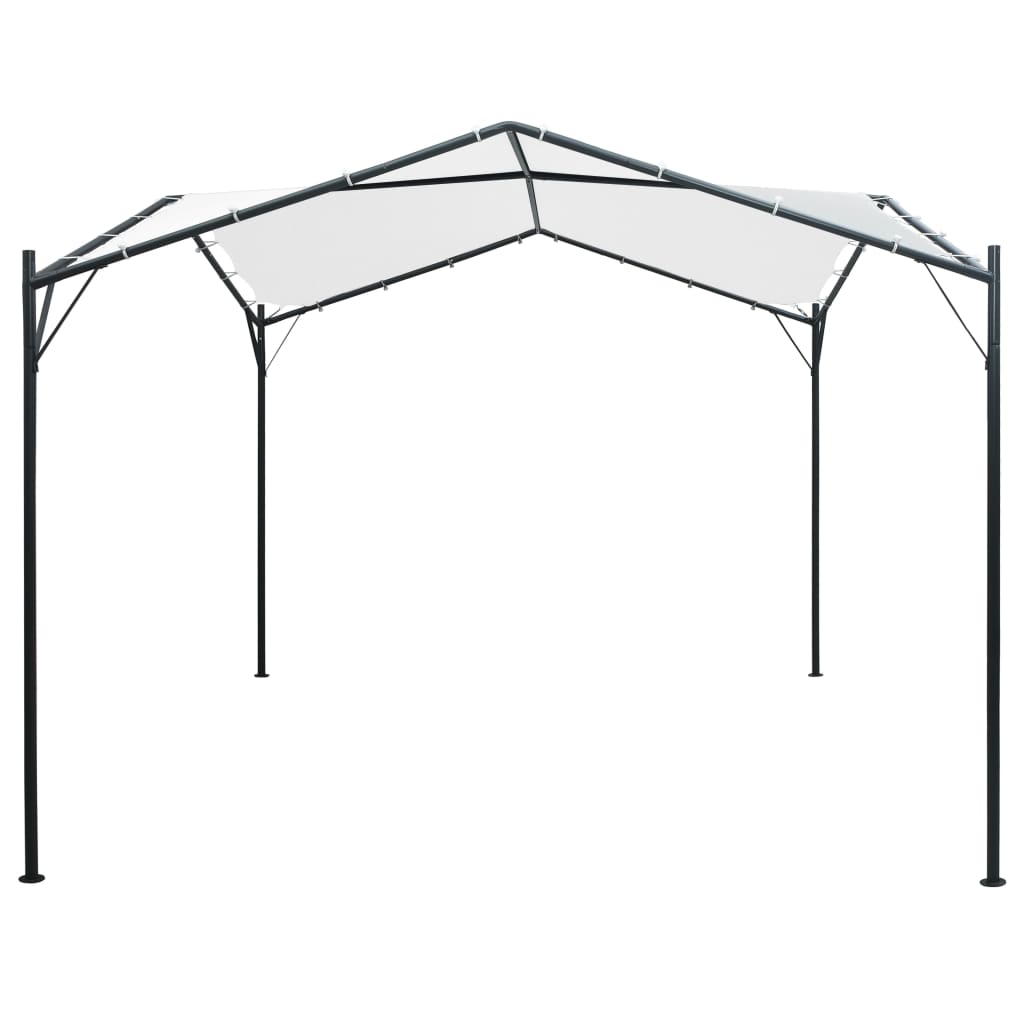 Gazebo da Giardino 3x3x2,6 m Bianco 180 g/m² cod mxl 66146