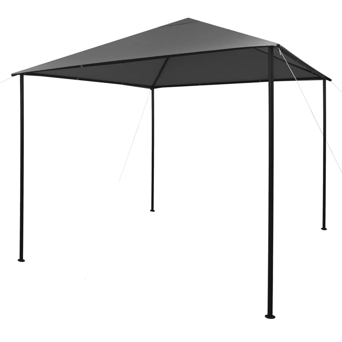 Gazebo 3x3 m Antracite in Tessuto e Acciaio 180 g/m² 312240