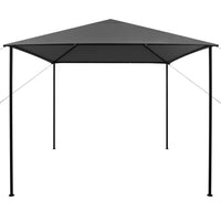 Gazebo 3x3 m Antracite in Tessuto e Acciaio 180 g/m² 312240