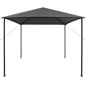 Gazebo 3x3 m Antracite in Tessuto e Acciaio 180 g/m² 312240