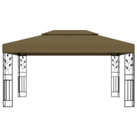 Gazebo con Tetto Doppio 3x4 m Grigio Talpa 180 g/m² cod mxl 66246