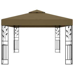 Gazebo con Tetto Doppio 3x4 m Grigio Talpa 180 g/m² cod mxl 66246