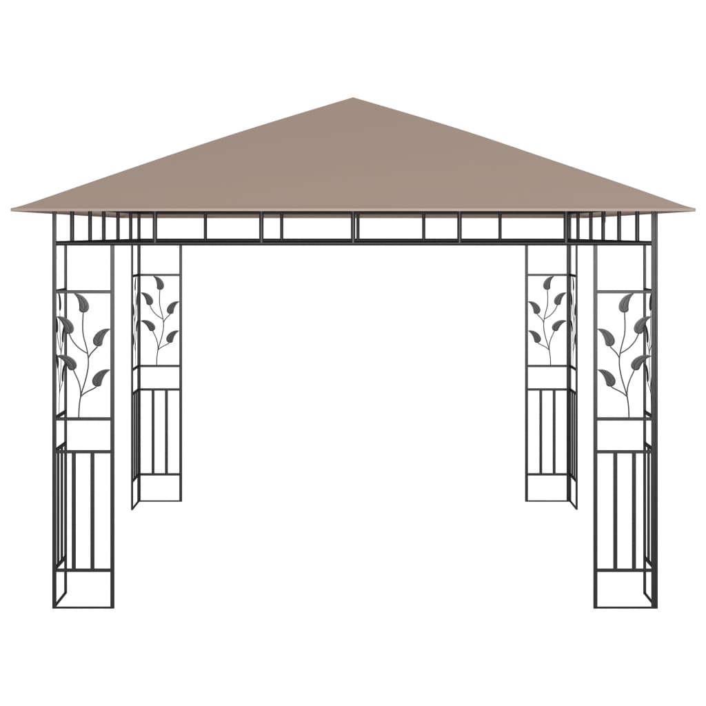 Gazebo con Zanzariera 3x3x2,73 m Talpa 180 g/m² 312251