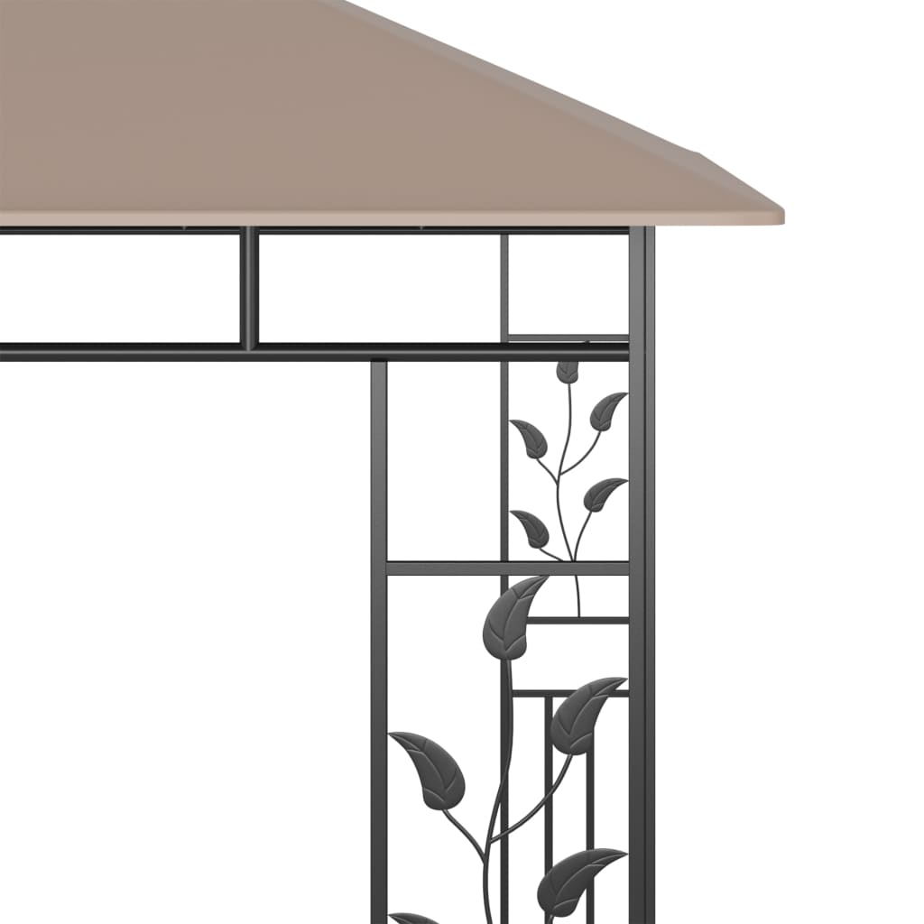 Gazebo con Zanzariera 3x3x2,73 m Talpa 180 g/m² 312251