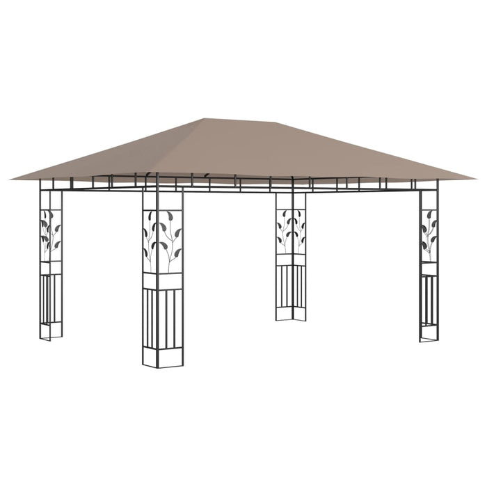 Gazebo con Zanzariera 4x3x2,73 m Talpa 180 g/m² 312252