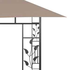 Gazebo con Zanzariera 4x3x2,73 m Talpa 180 g/m² 312252