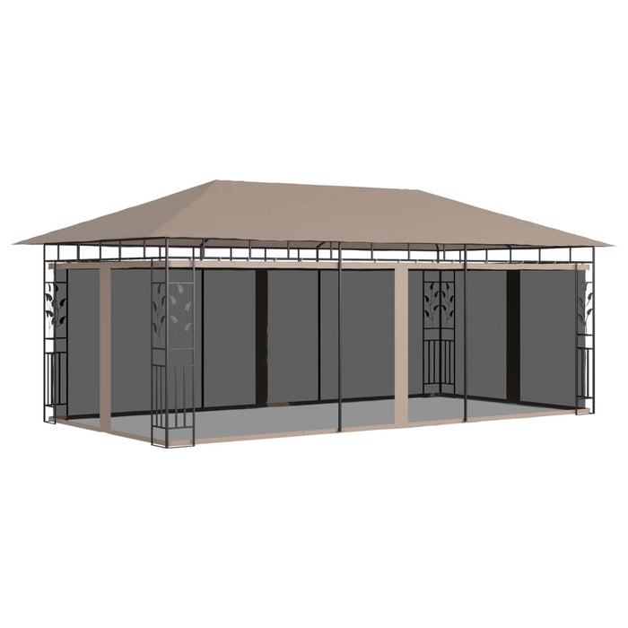 Gazebo con Zanzariera 6x3x2,73 m Talpa 180 g/m² 312253