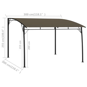 Tenda Parasole da Giardino 3x3x2,55 m Talpa 312254