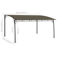 Tenda Parasole da Giardino 4x3x2,55 m Talpa