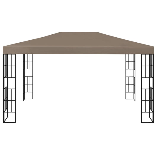 Gazebo 4x3 m Grigio Talpa 312258