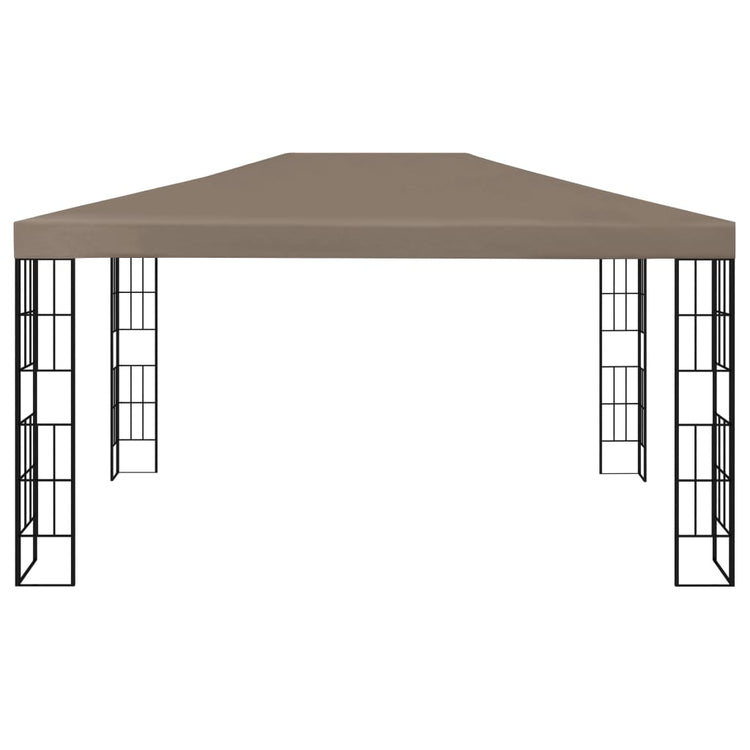 Gazebo 4x3 m Grigio Talpa 312258