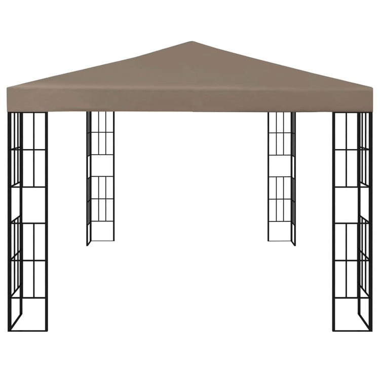 Gazebo 4x3 m Grigio Talpa 312258