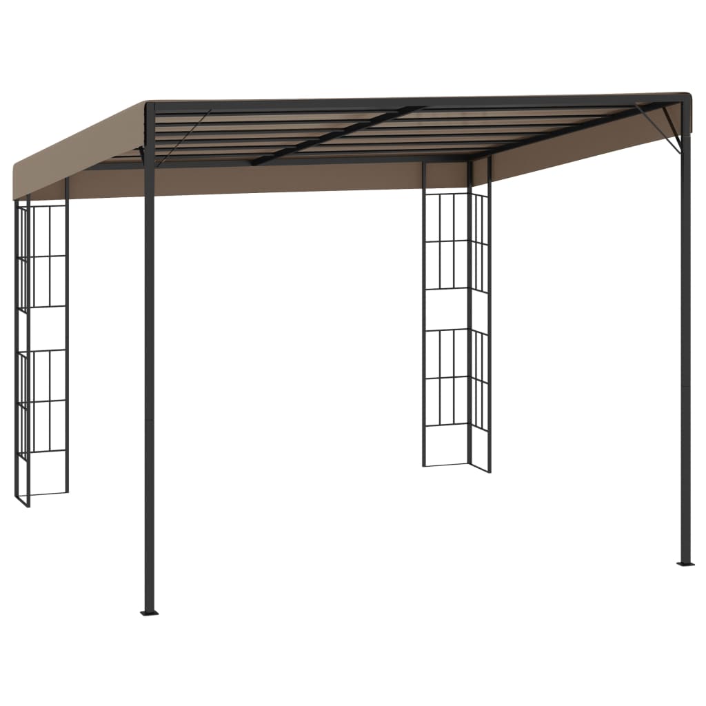 Gazebo a Parete 3x3 m Talpa in Tessuto 312260