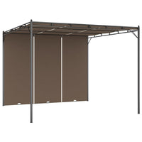 Gazebo da Giardino con Tenda Laterale 3x3x2,25 m Talpa cod mxl 66028