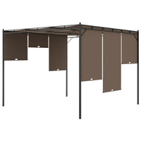 Gazebo da Giardino con Tenda Laterale 3x3x2,25 m Talpa 312263