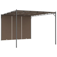 Gazebo da Giardino con Tenda Laterale 4x3x2,25 m Talpa cod mxl 66023