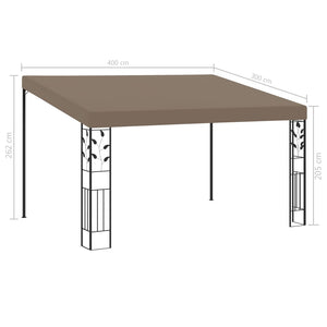 Gazebo a Parete 4x3x2,5 m Talpa cod mxl 66295