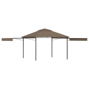  Gazebo Tetto Doppio Estendibile 3x3x2,75m Grigio Talpa 180g/m² cod mxl 66049