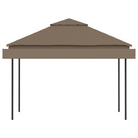  Gazebo Tetto Doppio Estendibile 3x3x2,75m Grigio Talpa 180g/m² cod mxl 66049