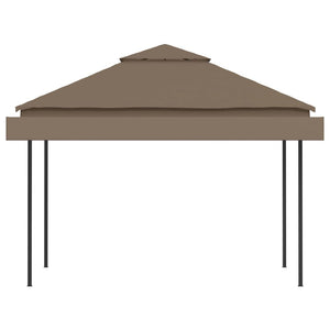  Gazebo Tetto Doppio Estendibile 3x3x2,75m Grigio Talpa 180g/m² cod mxl 66049