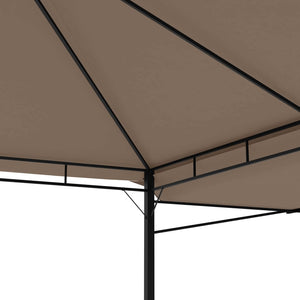  Gazebo Tetto Doppio Estendibile 3x3x2,75m Grigio Talpa 180g/m² cod mxl 66049