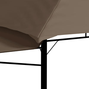  Gazebo Tetto Doppio Estendibile 3x3x2,75m Grigio Talpa 180g/m² cod mxl 66049