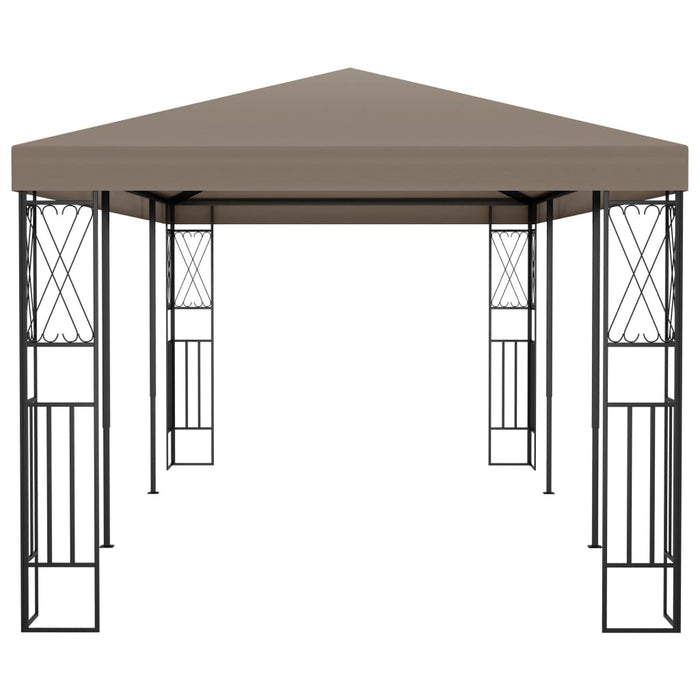 Gazebo 6x3 m Grigio Talpa in Tessuto 312271