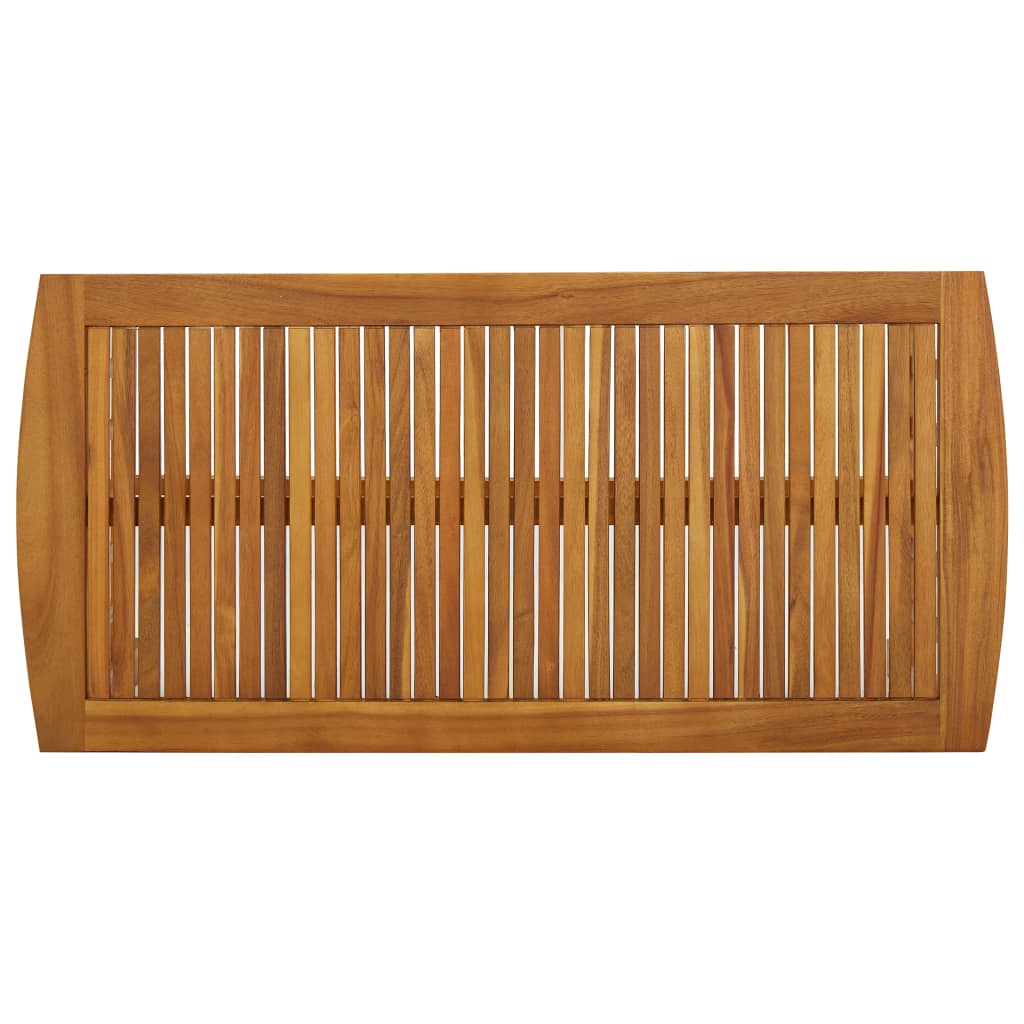 Tavolino da Caffè 102x50x43 cm in Legno Massello di Acacia 310255