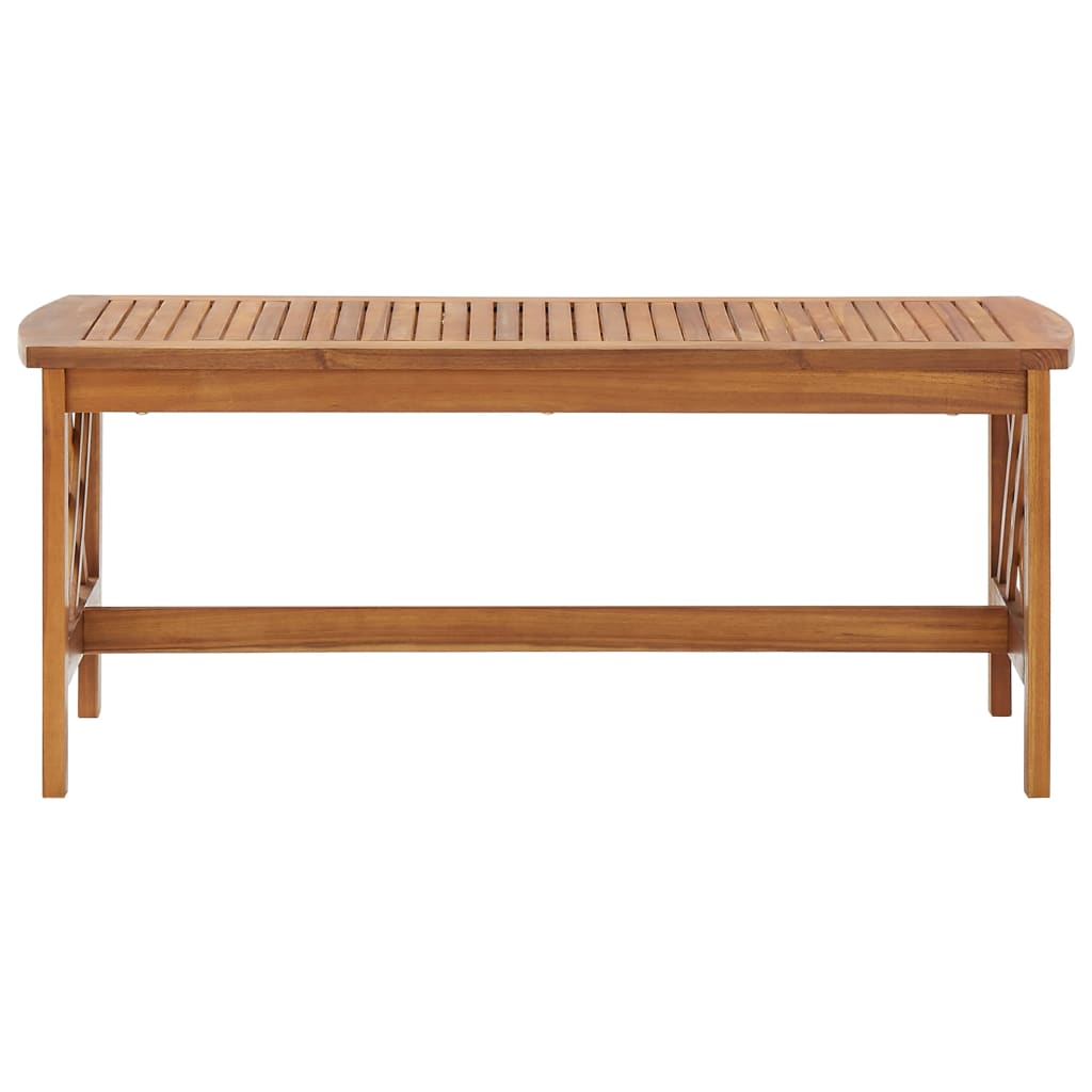 Tavolino da Salotto 102x50x43 cm in Legno Massello di Acacia 310265