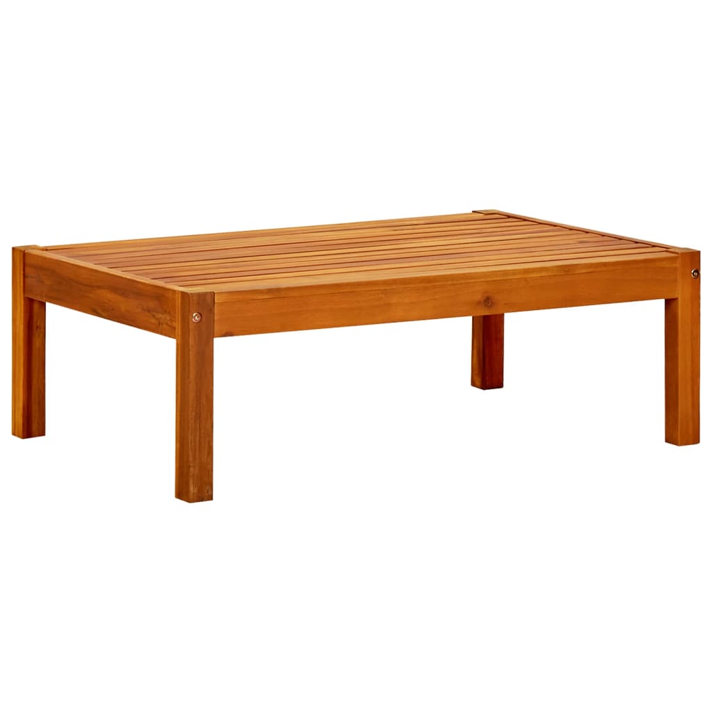 Tavolo da Giardino 85x57x29 cm in Legno Massello di Acacia cod mxl 34270