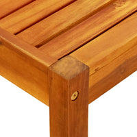 Tavolo da Giardino 85x57x29 cm in Legno Massello di Acacia cod mxl 34270