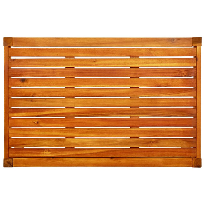 Tavolo da Giardino 85x57x29 cm in Legno Massello di Acacia cod mxl 34270