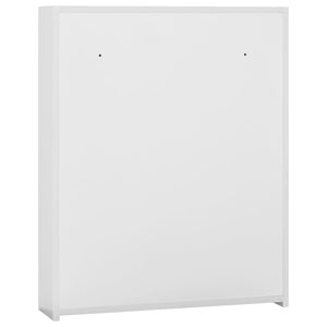 Armadietto a Specchio Bianco 60x15x75 cm in MDF 323607