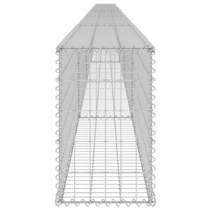 Gabbione con Copertura in Acciaio Zincato 900x30x50 cm 147816