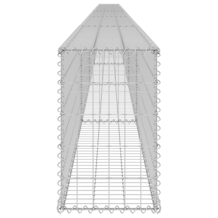 Gabbione con Copertura in Acciaio Zincato 900x30x50 cm 147816