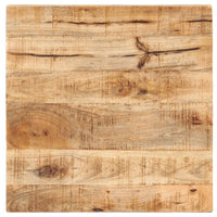 Tavolino da Bistrot Quadrato 50x50x75 cm Legno di Mango Grezzo cod mxl 58867