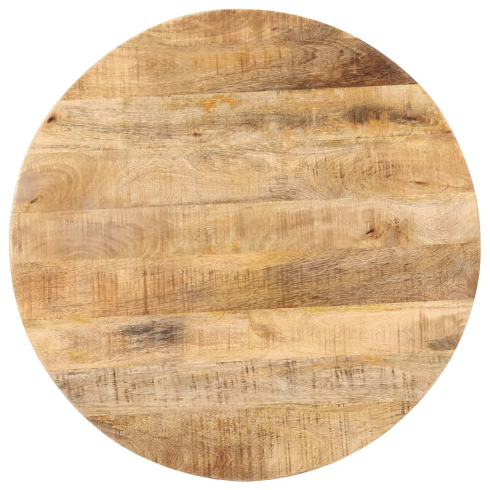 Tavolino da Bistrot Rotondo Ø70x75 cm in Legno di Mango Grezzo cod mxl 58872